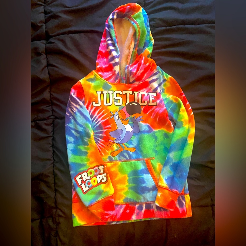 Justice fruitloop hoodie